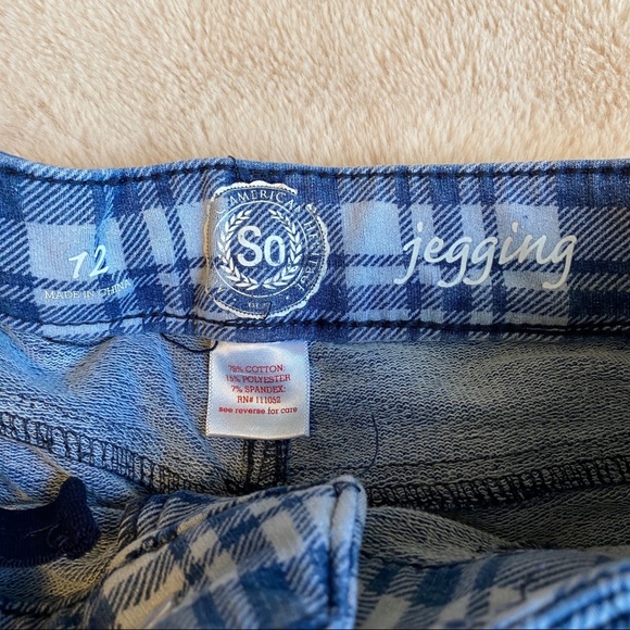 SO plaid Jegging - Picture 3 of 5
